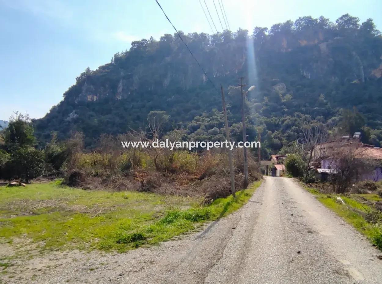 532 M2 Detached Land With Title Deed Opportunity In Dalyan Okçular (Oka03)