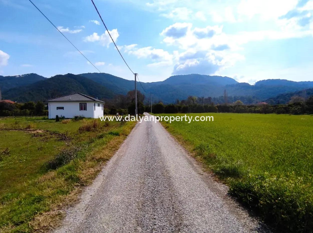 1015 M2 Detached Land With Title Deed Opportunity In Dalyan Okçular (Oka07)