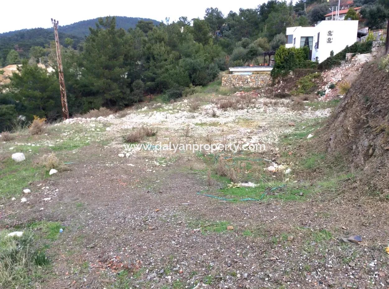 1300 M2 Field For Sale In Dalyan Gökbel With Sea And Lake Views (Gka02)