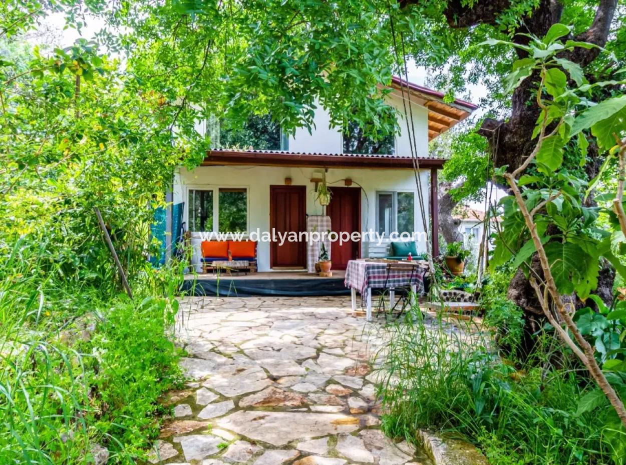 2 Houses And 1 Workplace Opportunity For Sale In Dalyan Gökbel (Gbk02)