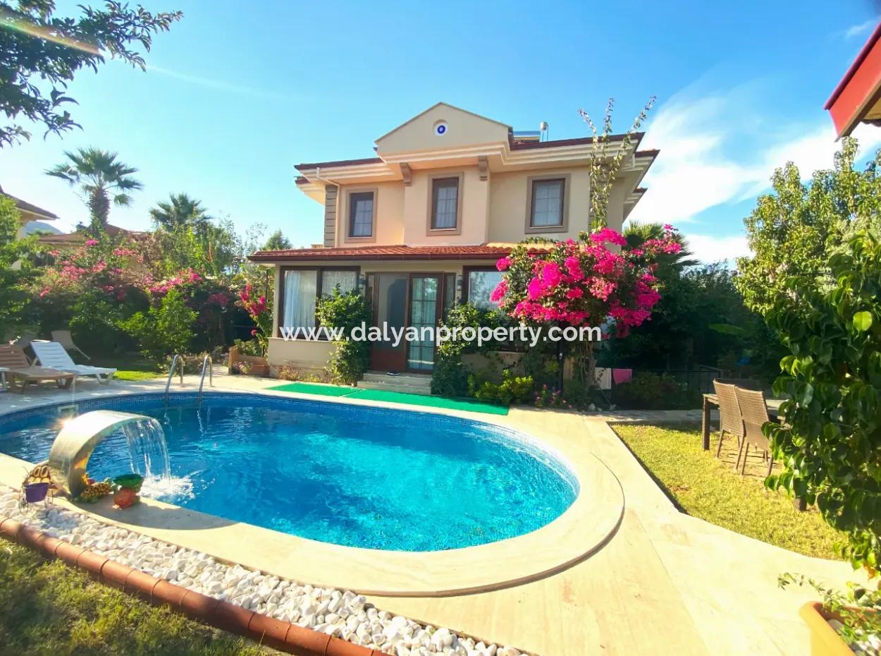 Villa For Sale In Dalyan 3+1 With Underfloor Heating And Pool (Dv23)