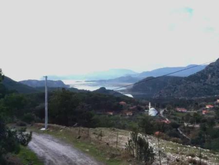 1300 M2 Field For Sale In Dalyan Gökbel With Sea And Lake Views (Gka02)