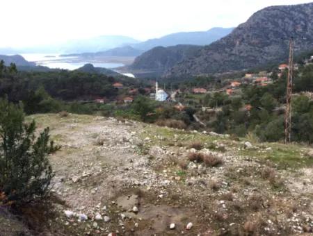 1300 M2 Field For Sale In Dalyan Gökbel With Sea And Lake Views (Gka02)