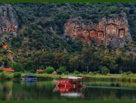 1300 M2 Field For Sale In Dalyan Gökbel With Sea And Lake Views (Gba02)