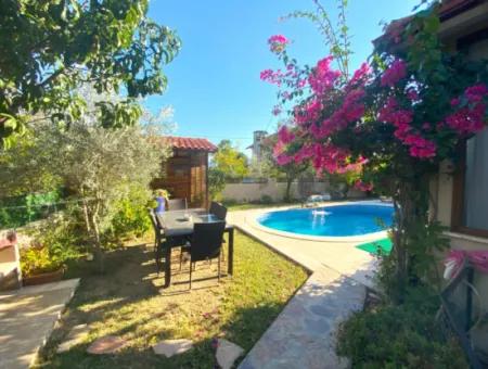 Villa For Sale In Dalyan 3+1 With Underfloor Heating And Pool (Dv23)