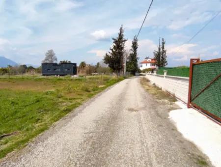 1015 M2 Detached Land With Title Deed Opportunity In Dalyan Okçular (Oka07)